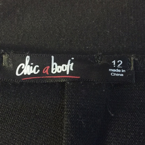 CHIC-A-BOOTI BLACK TWO-LAYER LINED MAXI SK… - Picture 6 of 8